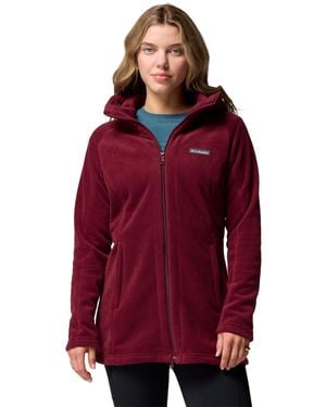 Columbia Benton Springs Ii Full Zip Fleece Hoodie - Red