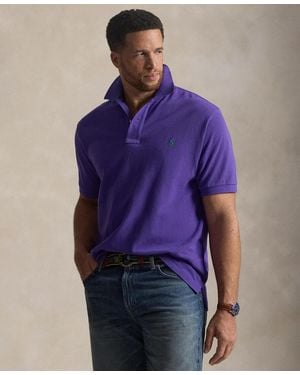 Polo Ralph Lauren Big & Tall The Iconic Mesh Polo Shirt - Purple