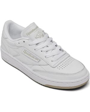 Reebok Club C 85 Casual Sneakers From Finish Line - White