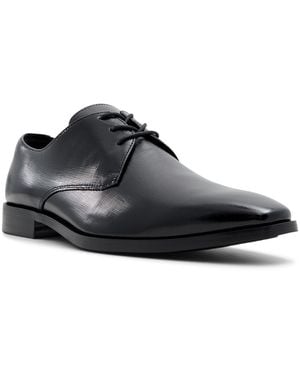 ALDO Mackle Leather Lace Up Derby Shoes - Black