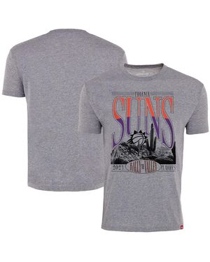 Sportiqe And Phoenix Suns 2023 Nba Playoffs Rally The Valley Tri-blend T-shirt - Gray