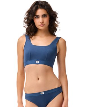 Gap Body Logo Comfort Bralette Gpw01052 - Blue