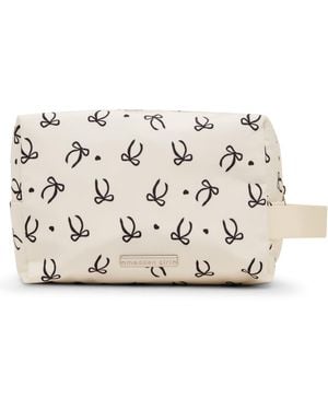 Madden Girl Eddie Zippered Pouch - Natural