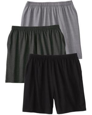 Kingsize Lightweight Jersey Shorts - Gray