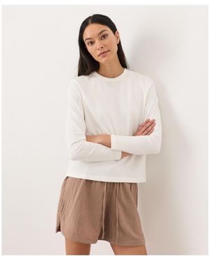 Pact Cotton Slub Organic Long Sleeve Tee - Natural