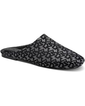 DKNY Delmar Slip-on Mule Flats - Black