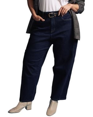 UNIVERSAL STANDARD Dakota Twisted Leg Jeans - Blue