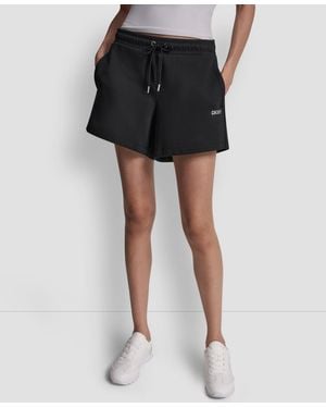 DKNY Foil Logo Shorts - Black
