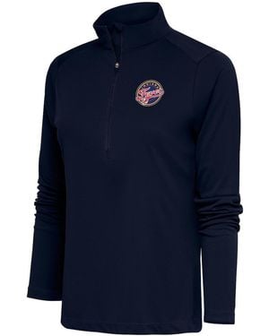 Antigua Indiana Fever Tribute Half-zip Top - Blue