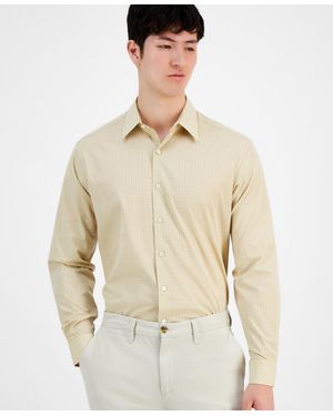 Club Room Regular-fit Dress Shirt - Natural