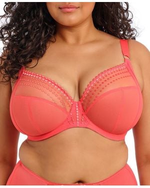 Elomi Plus Size Matilda Underwire Plunge Bra - Red