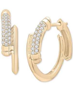 Audrey by Aurate Diamond Small Hoop Earrings (1/6 Ct. T.w. - Metallic