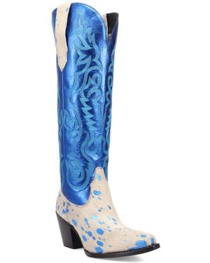 Dingo Take No Bull Leather Boot - Blue