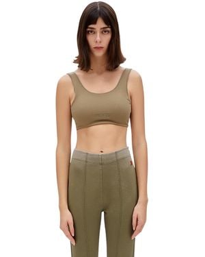 Pcfg Cotton Yoga Bra - Green