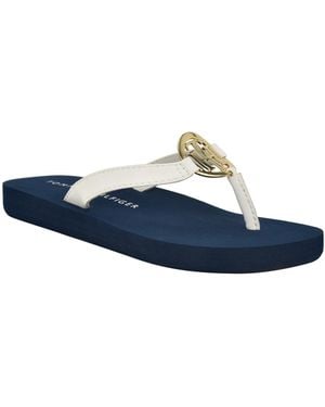 Tommy Hilfiger Crelina Logo Flip Flop Sandals - Blue