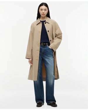 Tommy Hilfiger Cotton Button-front Coat - Blue