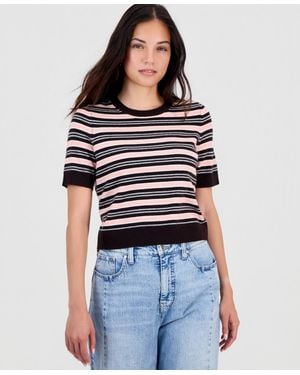 On 34th Short-sleeve Easy Crewneck Sweater Tee - White