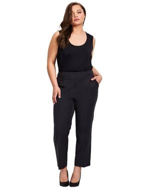 Avenue Plus Size Cool Hand Pull On Pant - Blue