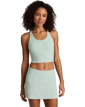 Reebok Time Out Cropped Tank Top - White