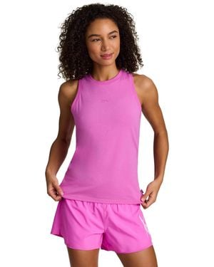 Reebok Core Fitted Crewneck Tank Top - Pink
