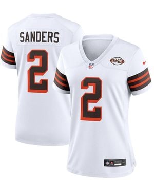 Nike Shedeur Sanders Cleveland Browns Alternate Game Jersey - White