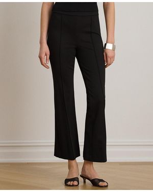 Ralph Lauren Petite Coulson Twill Flare Ankle Pants - Black