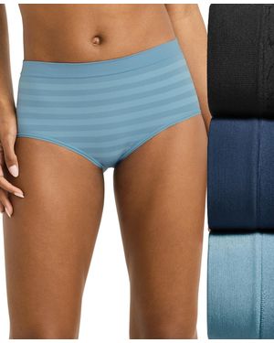 Jockey 3-pk. Seamfree Brief Underwear 4431 - Blue