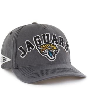 '47 Jacksonville Jaguars Snapback Calderwood Well Worn Hitch Hat - Gray
