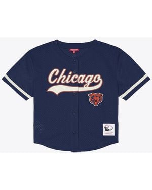 Mitchell & Ness Chicago Bears Retro Roots Baseball Jersey - Blue
