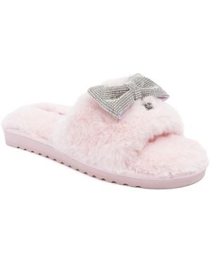Juicy Couture Hashanti Open Toe Slipper - Pink