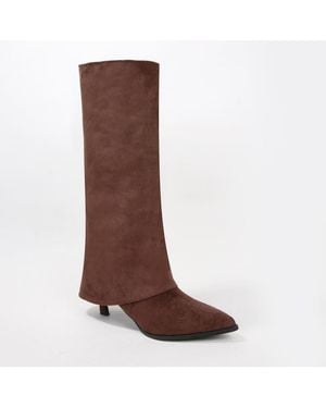 BERNESS Cinnamon Slingback Flats - Brown