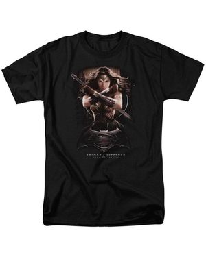 Batman V Superman Wonder Woman Ground Zero Short Sleeve Tee / T-shirt - Black