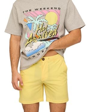 Chubbies The Dandelions Elastic Waistband Shorts - Yellow