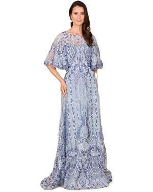 Lara Embroidered - Blue