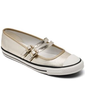 Converse Chuck Taylor All Star Dainty Mary Jane Casual Clogs From Finish Line - White