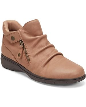 Rockport Helen Leather Booties - Brown