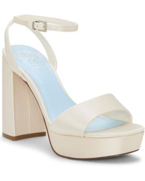 Vince Camuto Pendry Extra Platform Dress Sandals - White