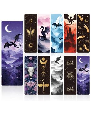 Gnuadz Chinoiserie Floral Bookmarks Set - Blue