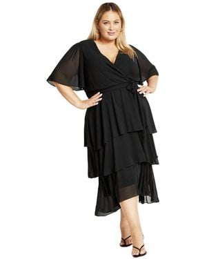 Avenue Plus Size Nicola Dress - Black