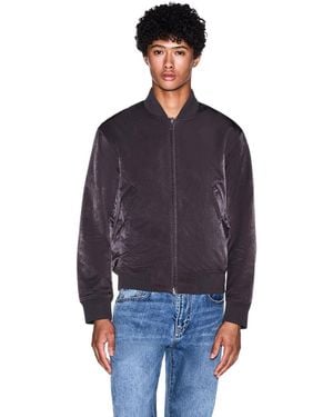 ARMANI EXCHANGE | Crossover Reversible Grphic Bomber Jcket - Blue