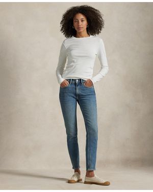 Polo Ralph Lauren Mid-rise Super-slim Jeans - Blue