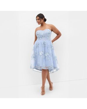 city chic embroidered tulle maxi dress English Factory main image 0