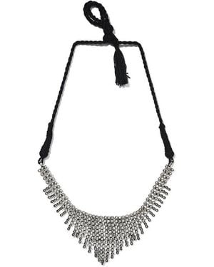 SOH Plated Statement Necklace - Metallic