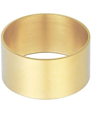 Adornia Tarnish Resistant Tall Band Ring - White