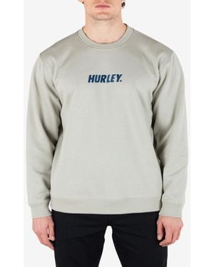 Hurley Adios Heat Crew Sweatshirt - Gray