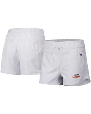 Champion Texas Longhorns Tailgate Her Woven Shorts - White