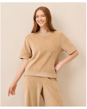 Pact Organic Cotton Velour T-shirt - Natural