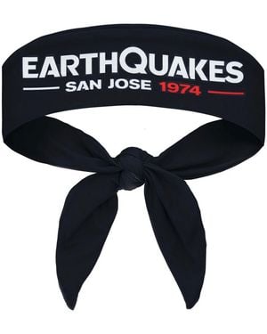 Vertical Athletics San Jose Earthquakes Tie-back Headband - Black