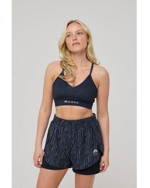OOSC Medium Support Infinite Sports Bra - Blue