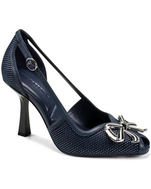 KARL LAGERFELD Lacey High Dress Sandals - Blue